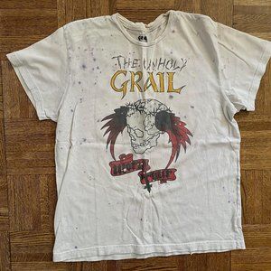 Grail Paint Splattered Concert List T-Shirt